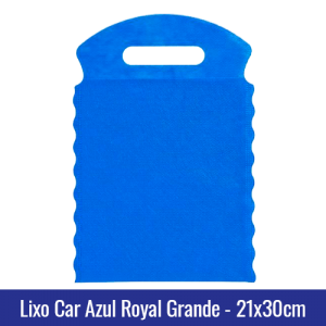 Lixo car TNT Azul Royal Grande 21x30cm - Ref 1028