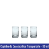 Copinho de Dose Acrílico Transparente CRISTAL - 50 ml - REF. 1293