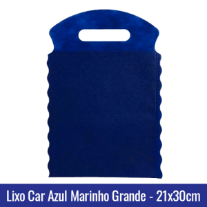 Lixo car TNT Azul Marinho Grande 21x30cm - Ref 1028