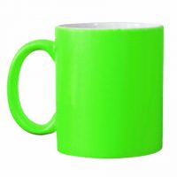 92211 - caneca sublimação verde fluorescente 325ml