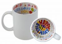 92251 - CANECA PORCELANA SUBLIMAÇÃO HAPPY BIRTHDAY