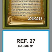 REF. 27 - SALMO 91 - FOLHINHA METALIZADA