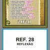REF. 28 - REFLEXÃO - FOLHINHA METALIZADA