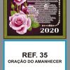 REF. 35 - ORAÇÃO DO AMANHECER - FOLHINHA METALIZADA