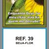 REF. 39 - BEIJA-FLOR FOLHINHA METALIZADA ALIANÇA