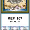 SALMO 23 - REF. 107 - FOLHINHA METALIZADA ALIANÇA COMBRIM