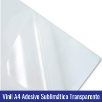 Vinil A4 Adesivo Sublimático Transparente