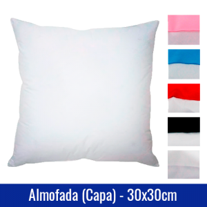 capa de almofada sublimatica 30x30cm cores