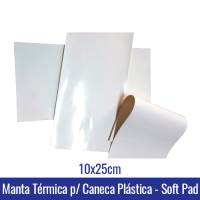 Soft Pad para Canecas Cilíndricas de Plástico 10x25cm x 1mm (manta térmica para canecas plásticas) - Ref 33150