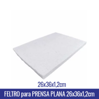 FELTRO para PRENSA PLANA 26x36x1,2cm - REF. 94009